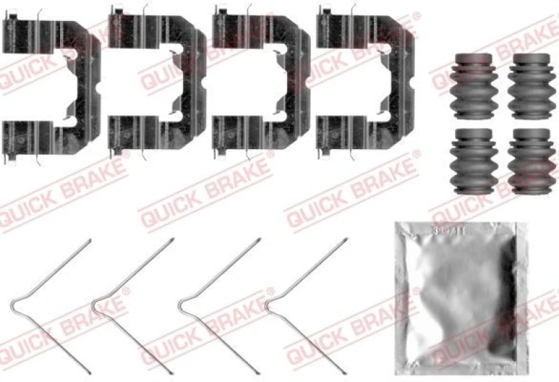 Image of QUICK BRAKE Brake pad fitting kit QUICK BRAKE 109-0089