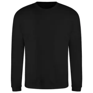 Image of AWDis Adults Unisex Just Hoods Sweatshirt (3XL) (Deep Black)
