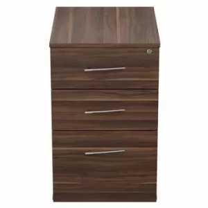 TC Office Regent Under Desk 3 Drawer Pedestal, Dark Walnut