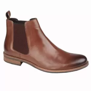 Image of Roamers Mens Leather Gusset Boots (10 UK) (Black)