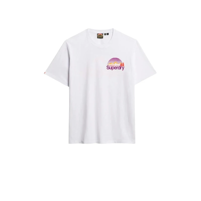 Image of Superdry T-Shirt Superdry Cl Great Outdoors Chest Blanc Male S