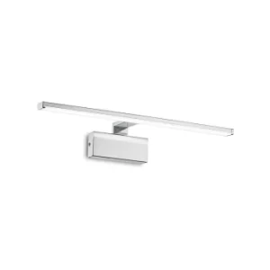 image of Alma Integrated LED Picture Wall Lamp 1 Light Chrome 3000K