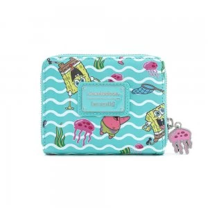 Image of Loungefly Spongebob Squarepants Jelly Fishing Wallet