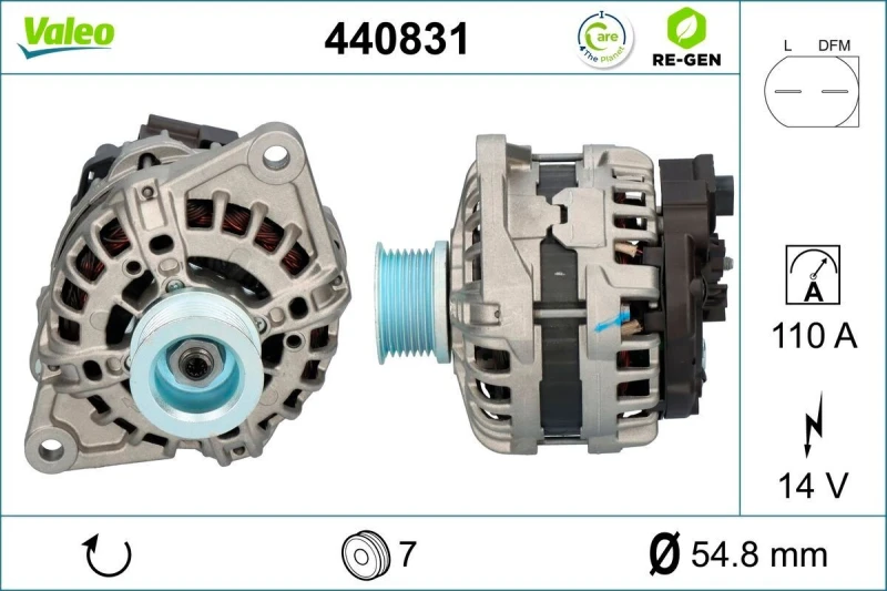 Image of Alternator VALEO 440831