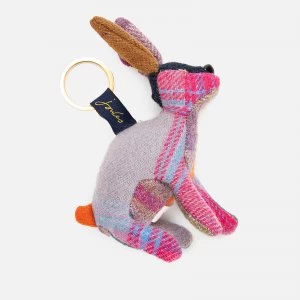 Image of Joules Womens Tweedle Hare Keyring - Brown