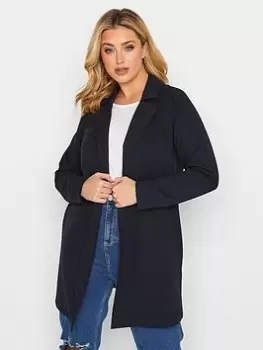 Image of Yours Blazer Jacket - Blue, Size 16, Women