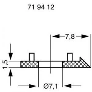 Image of Pointer Red Suitable for 15 series rotary knobs Mentor