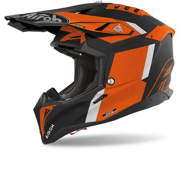 Image of Airoh Aviator 3 Glory Orange Matt Offroad Helmet S