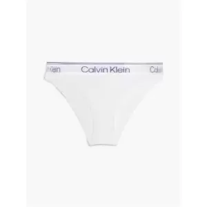 Image of Calvin Klein Modern Cotton Tanga Briefs - White