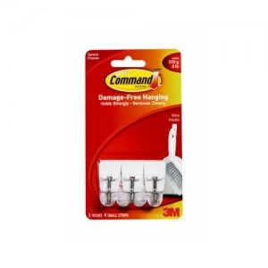 image of 3M Command General Purpose Adhesive Hooks - 3 Pack