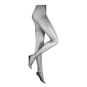 Image of Silky Womens/Ladies Dance Professional Fishnet Tights (1 Pair) (Large (5ft6a-5ft10a)) (Black)