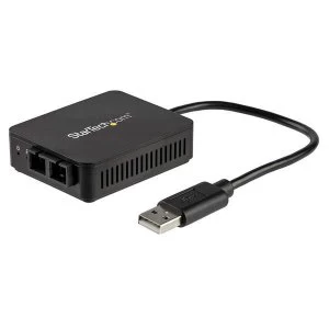 Image of Startech Fibre Optic Converter USB 2.0 100BaseFX