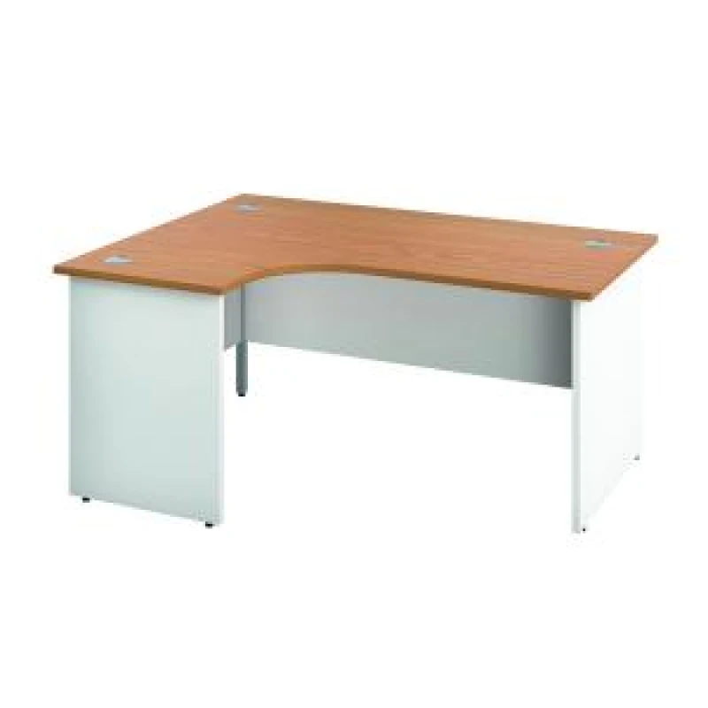 Image of Jemini Switch Radial Left Hand Desk 1800x1200x730mm Nova Oak KF805502