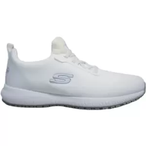 Image of Skechers Mens Squad SR Myton Occupational Shoes (10 UK) (White) - White