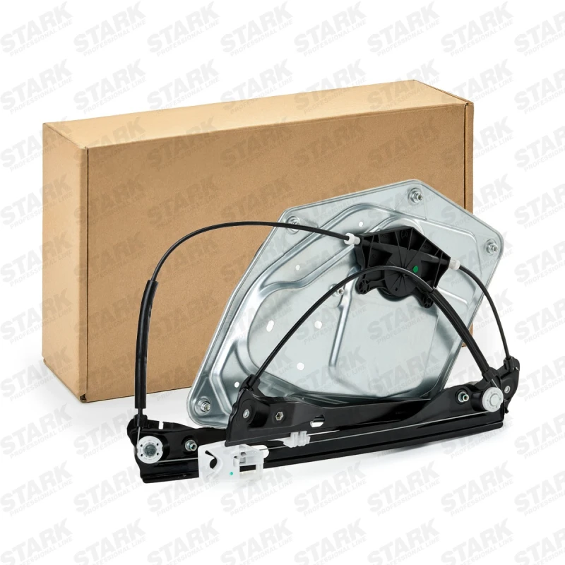 Image of STARK SKWR-0420392 Window regulator Right Front, Operating Mode: Electric, without electric motor, with bolted-on plate Window Winder (1561)