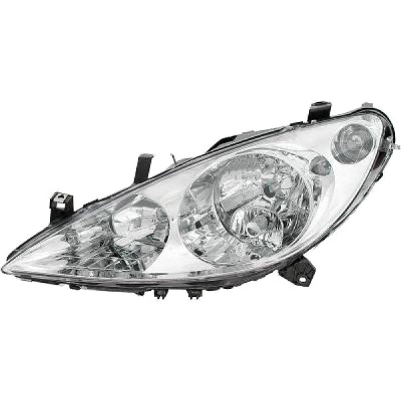 Image of DIEDERICHS 4234983 Headlights H7/H1/H1, Left, with motor for headlamp levelling Headlight (259)