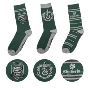 Image of Harry Potter Socks 3 Pack Slytherin