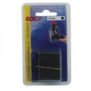 Image of Colop E2100 Replacement Stamp Pad Black Pack of 2 E2100BK