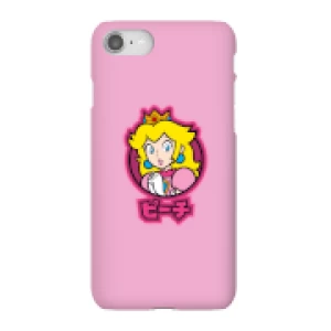 Image of Nintendo Super Mario Peach Kanji Phone Case - iPhone 8 - Snap Case - Gloss
