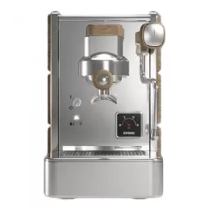 image of Coffee machine Stone Espresso Mine Premium Wood Chrome