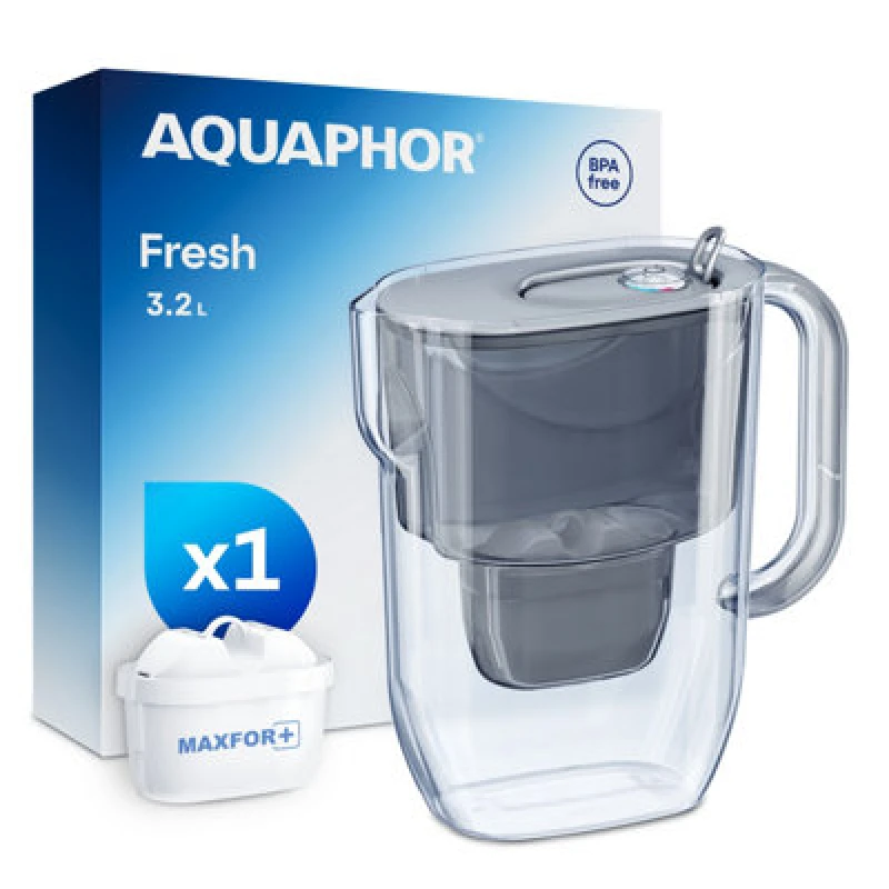 Image of Aquaphor 3.2L Fresh Grey With 1 X 200 Litre Maxfor+ Filter