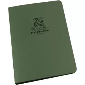 image of Rite in the Rain Field Ring Binder, 4" x 7" Green