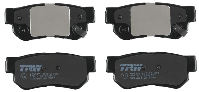 Image of TRW GDB3284 Brake pad set with acoustic wear warning Brake Pad Set,disc brake (402)