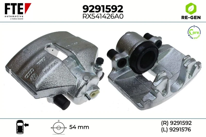 Image of Brake caliper FTE 9291592