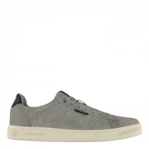 Image of Jack and Jones Wolly Nubuck Trainers - Silver Sconce