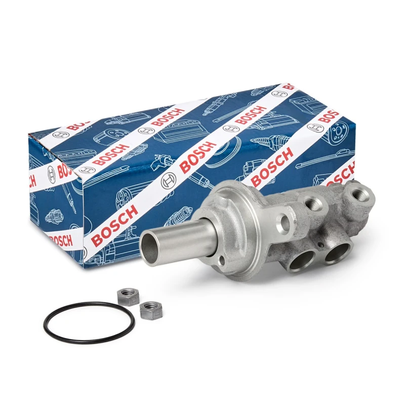 Image of Bosch 0 204 123 809 Master Cylinder Number of connectors: 2 Aluminium Master Cylinder,brakes (258)