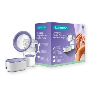 image of Lansinoh Compact Electric Breast Pump - Purple & White