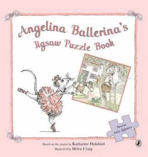 Image of Angelina Ballerinas Jigsaw Puzzle Book by Katharine Holabird Hardback