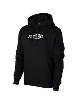 Image of Nike Jdi Logo Hoodie - Black