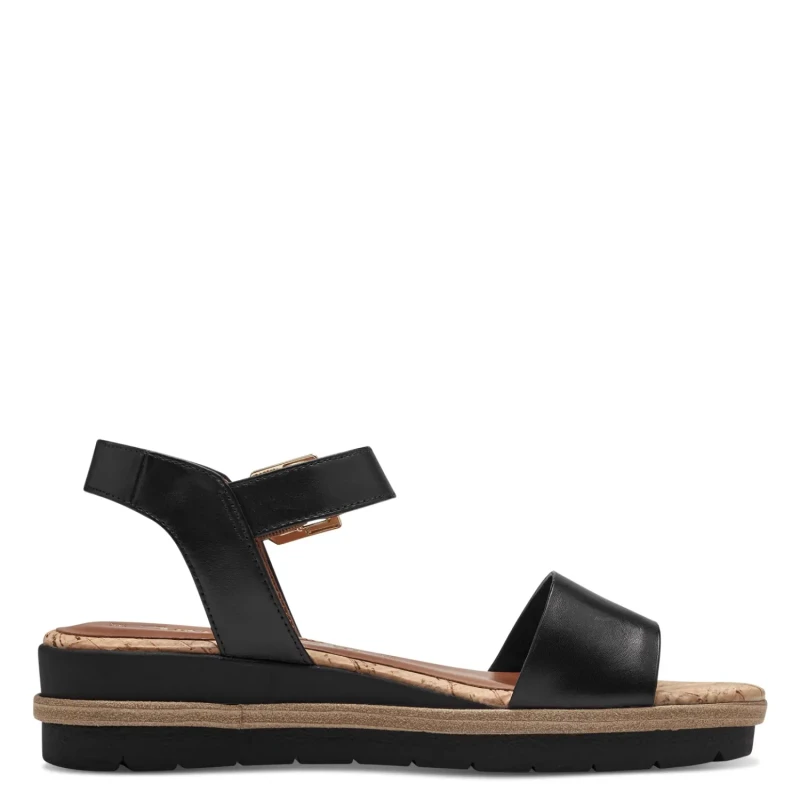 Image of tamaris Womens wedge sandals Tamaris 1-28222-42 Noir Female 36