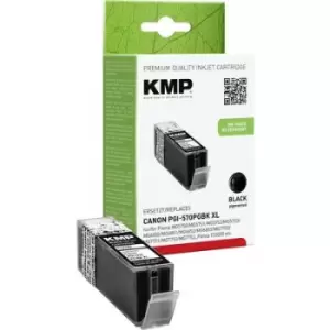 Image of KMP Ink replaced Canon PGI-570 XL Compatible Black C107BPIX 1567,0001