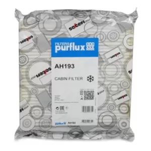 Image of PURFLUX Pollen filter AH193 Filter, interior air,Cabin filter PEUGEOT,CITROEN,PARTNER Combispace (5F),PARTNER Kasten,PARTNER Kasten (5)