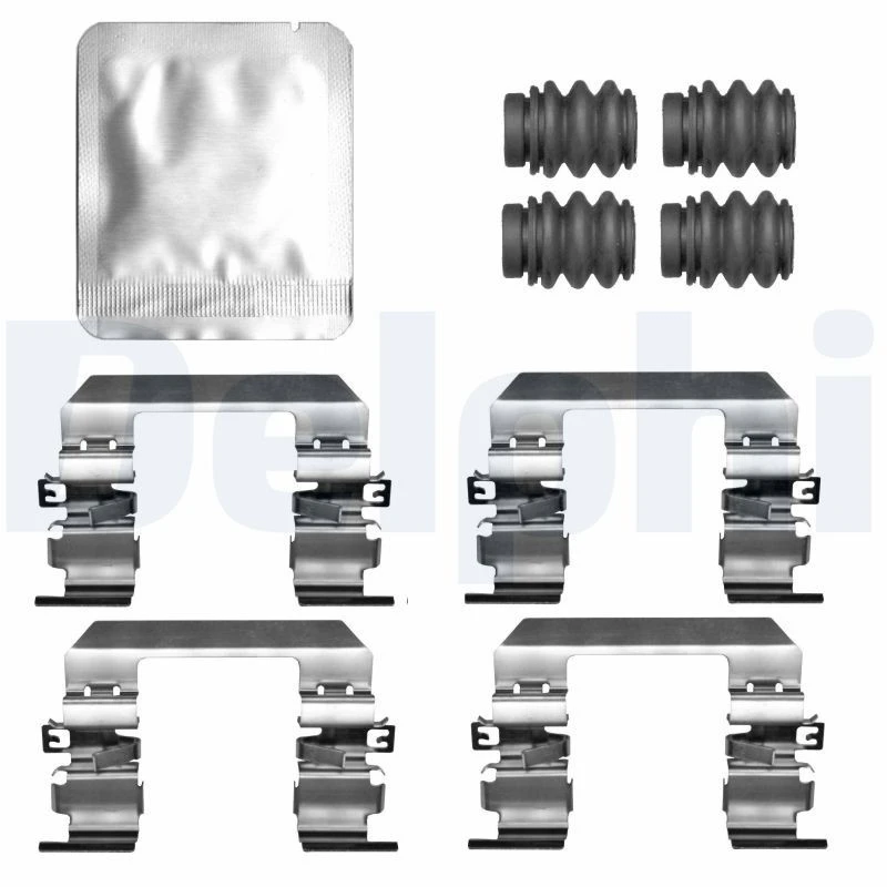 Image of DELPHI Brake pad fitting kit DELPHI LX0823