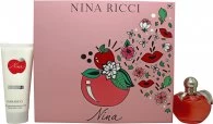 Image of Nina Ricci Nina Gift Set 80ml Eau de Toilette + 100ml Body Lotion