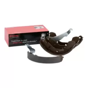 Image of BREMBO Brake Shoes OPEL,VAUXHALL S 59 514 1605041,1605052,90542862 Brake Shoe Set,Brake Lining 91158363,9196291