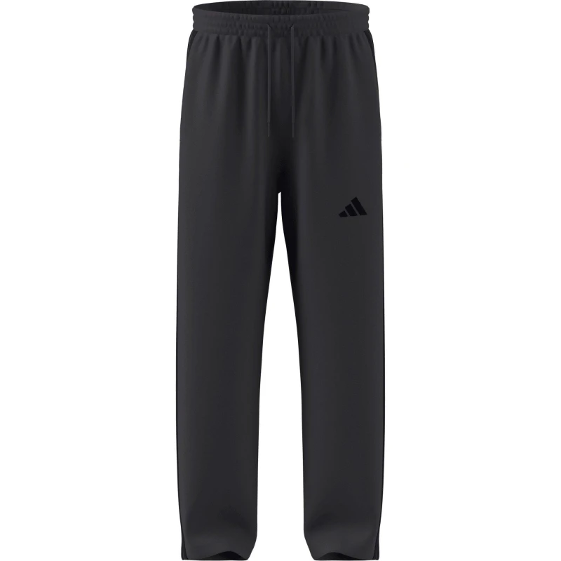 Image of adidas Mens Open Hem Fleece Joggers Grey Six/Black male XL