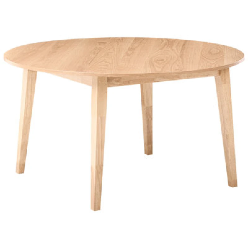 Image of Beliani Dining Table Huntley Light Oak 140 Cm 140 Cm