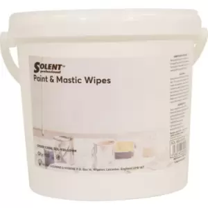 image of Hand & surface wipes for use on paints and mastics (tub of 150) - Solent Cleaning