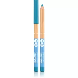 image of Rimmel Kind & Free highly pigmented eye pencil shade 6 Anime Blue 1,1 g