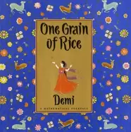 Image of one grain of rice a mathematical folktale