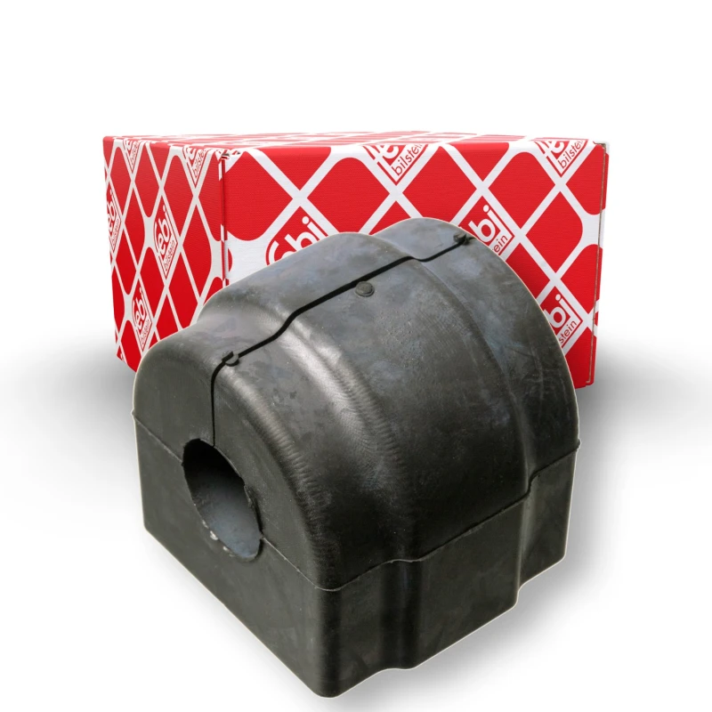 Image of FEBI BILSTEIN 33378 Stabilizer Bushes Front Axle, EPDM (ethylene propylene diene Monomer (M-class) rubber) EPDM (ethylene propylene diene Monomer (M-c