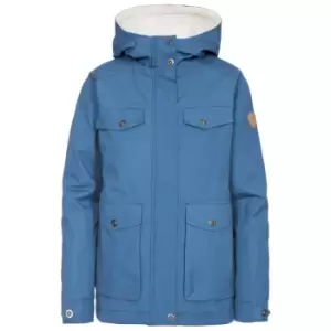 image of Trespass Womens/Ladies Devoted Waterproof Jacket (M) (Indigo)