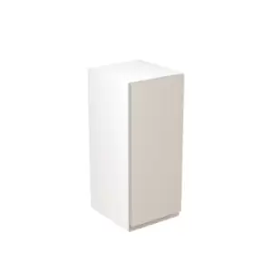 Image of KitchenKIT J-Pull Handleless 30cm Wall Cabinet - Gloss Light Grey