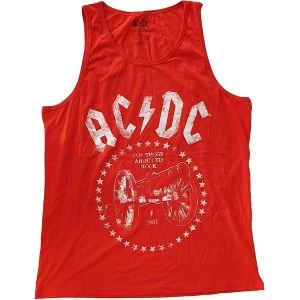 image of AC/DC - For Those About to Rock Unisex Large T-Shirt - Orange