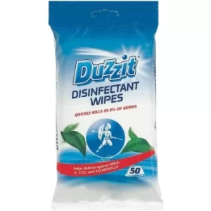 image of Duzzit Disinfectant Wipes 50 Pack