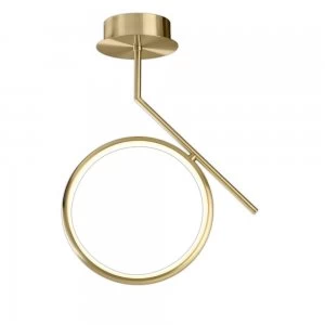 Image of Ceiling, 20W LED, 3000K, 1500lm, IP20, Satin Gold